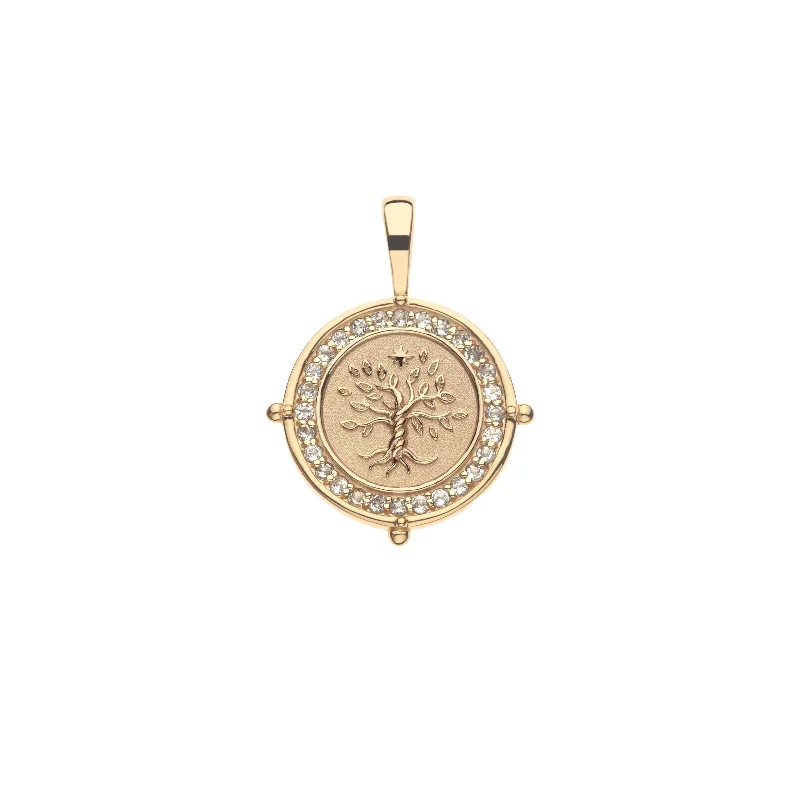 FAITH Petite Embellished Coin