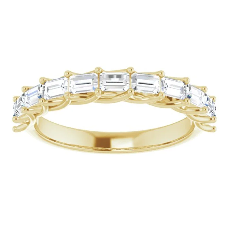 14K Yellow 3/4 CTW Natural Diamond Anniversary Band