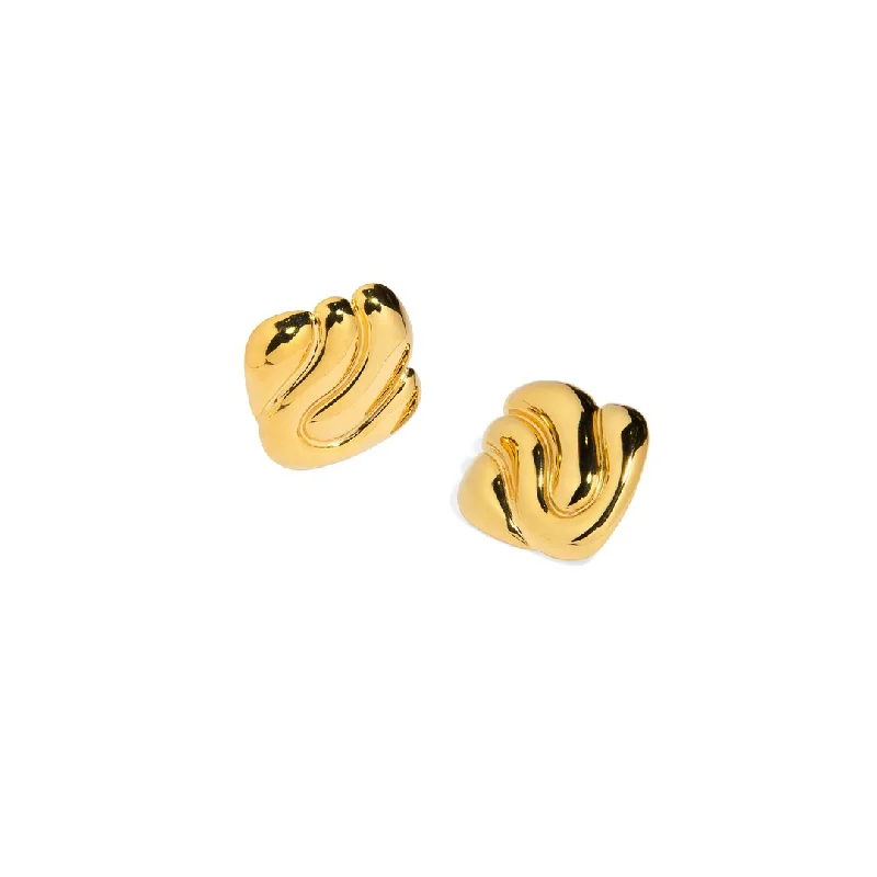 GOLDEN SWIRL EARRINGS