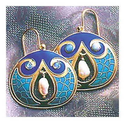 Mediterranean Screw Back Earrings