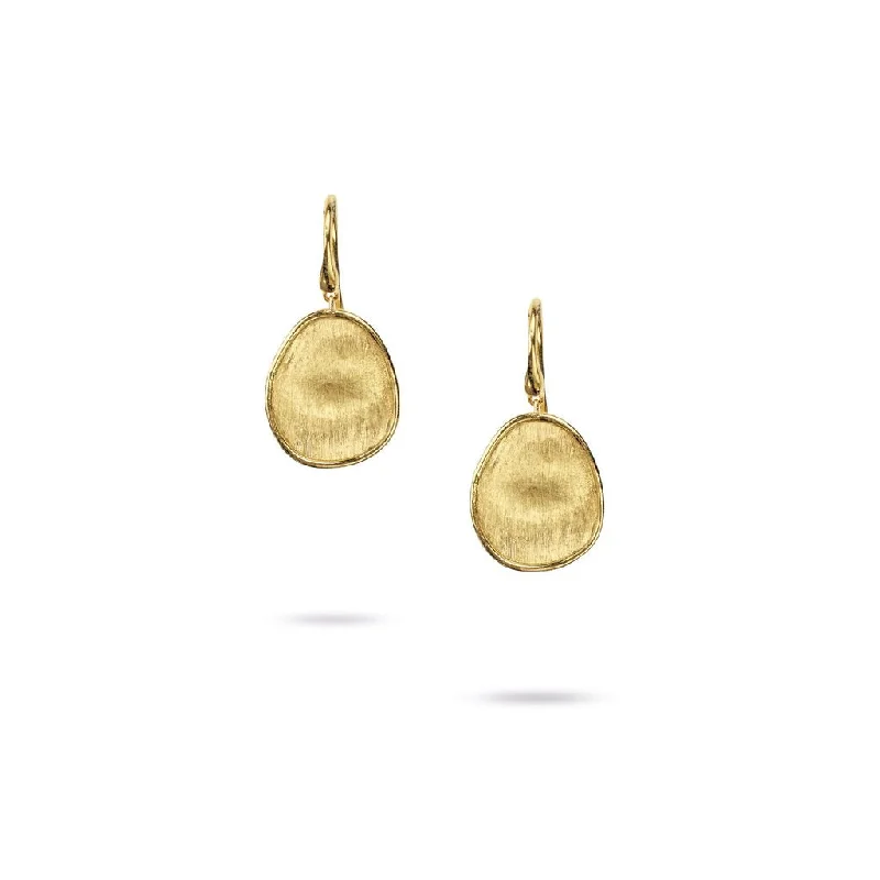 Marco Bicego Lunaria 18K Yellow Gold Hand-Engraved Dangle Earrings