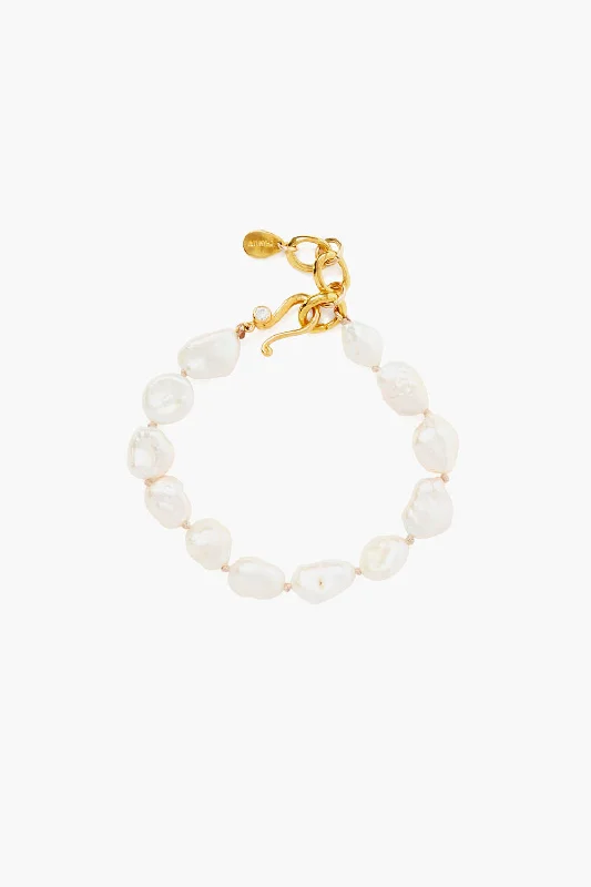 Marta Bracelet White Pearl