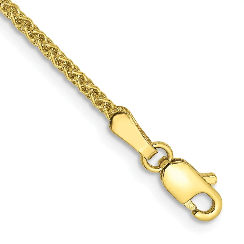 10KT Yellow Gold 7-inch 1.65MM Spiga Link Bracelet