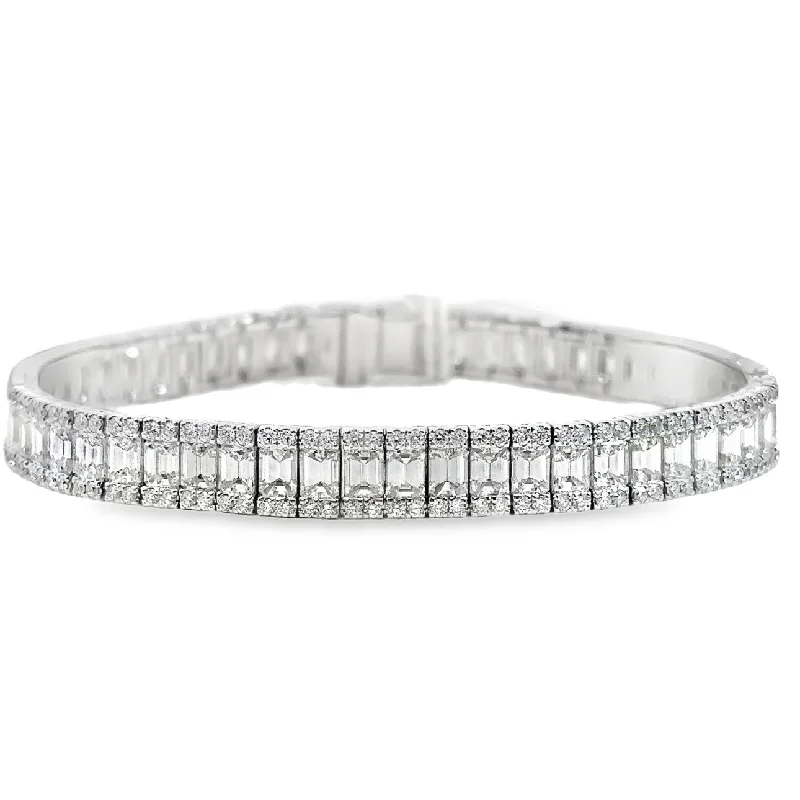 White Gold Diamond Fashion Bracelet