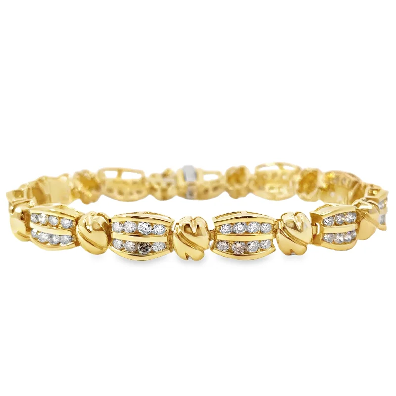 Yellow Gold Diamond Fashion Bracelet