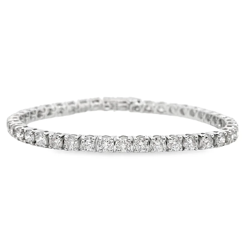 White Gold 8.20 Cttw. Diamond Tennis Bracelet