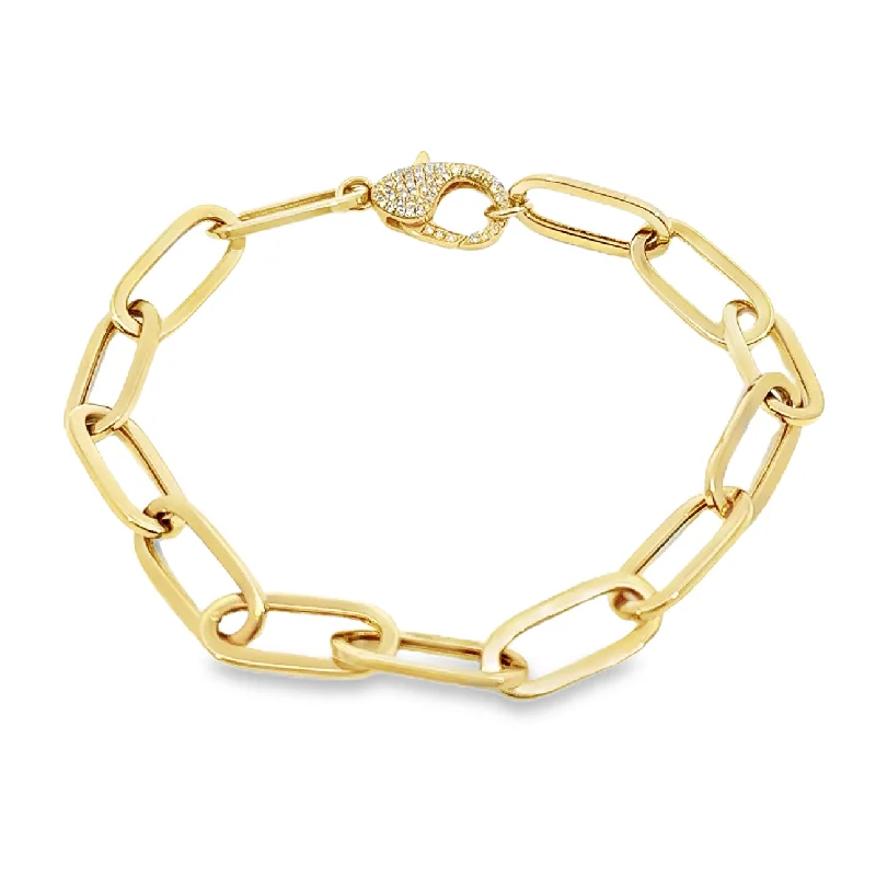 Yellow Gold Diamond Fashion Bracelet