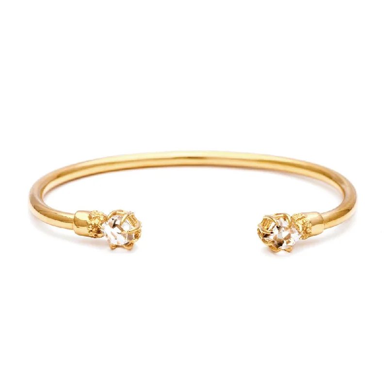 PASSAGE CUFF | 14K GOLD & HERKIMER