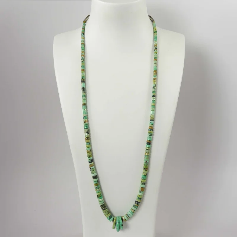 Varscite Bead Necklace