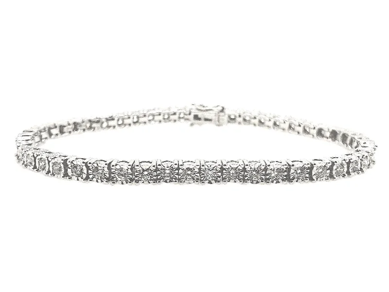 White Gold 2.00 Cttw. Diamond Tennis Bracelet