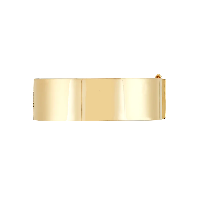 Sabel Collection Yellow Gold Wide Bangle